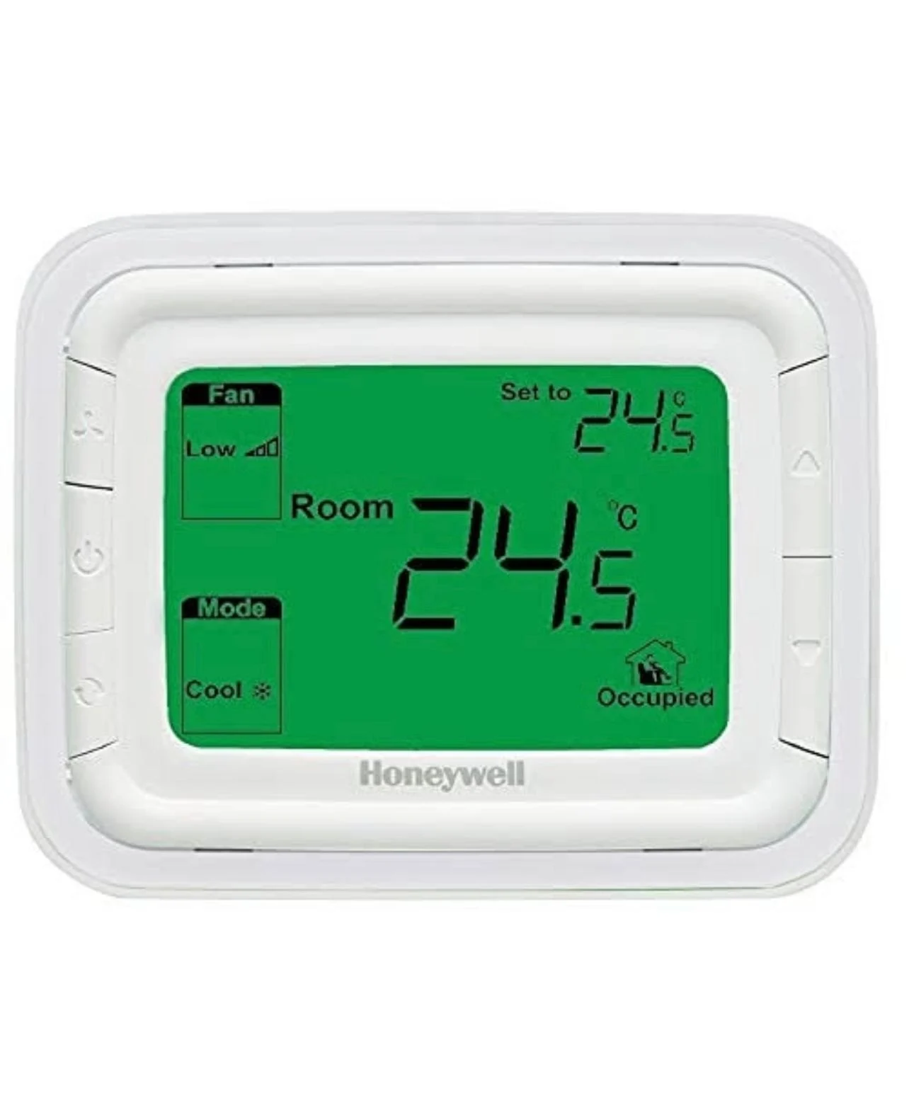 honeywell digital thermostat temperature set to cool
